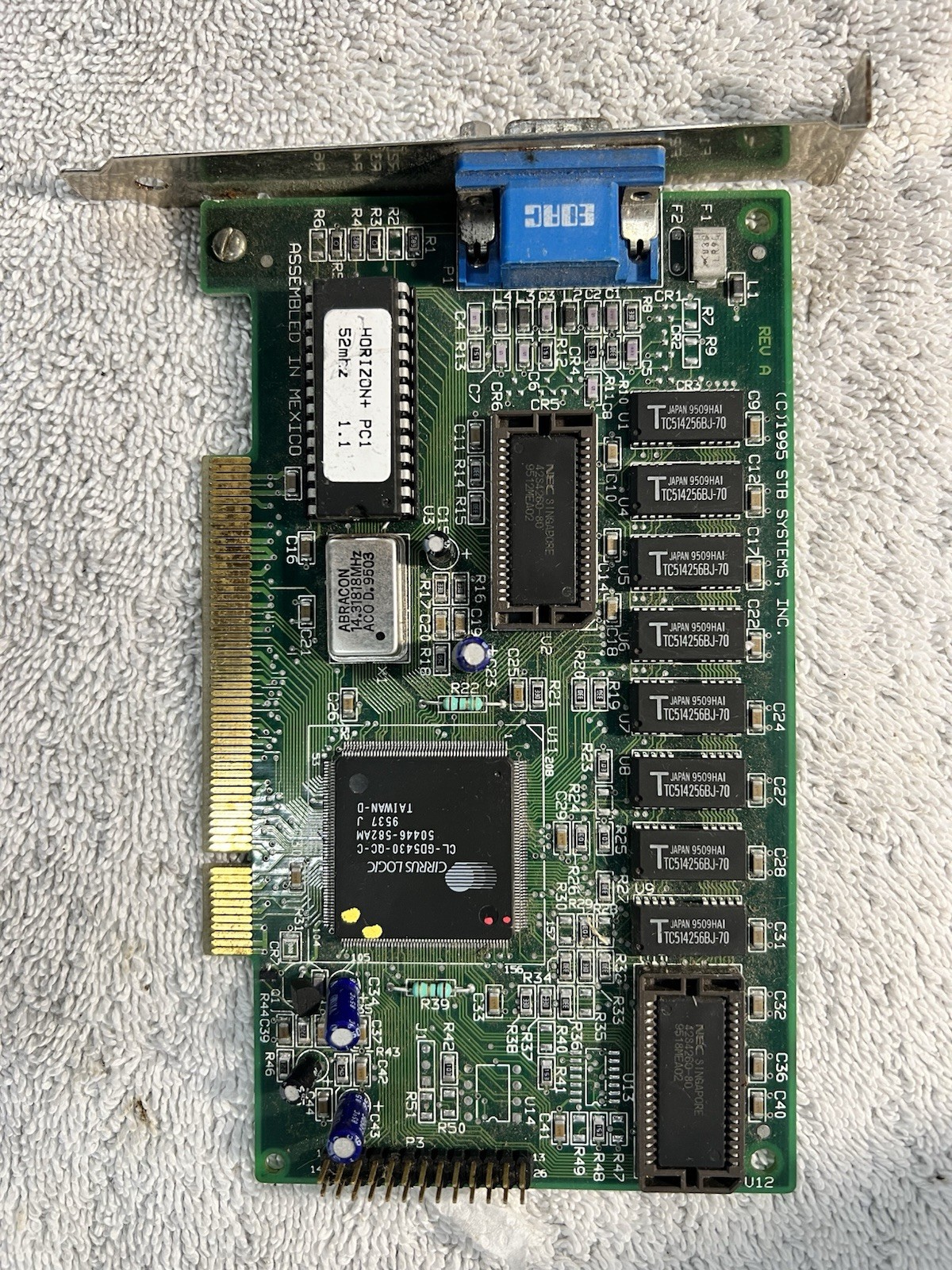 STB Horizon+ PCI VGA Graphics Card Cirrus Logic CL-GD5430 2MB Retro DOS Win95