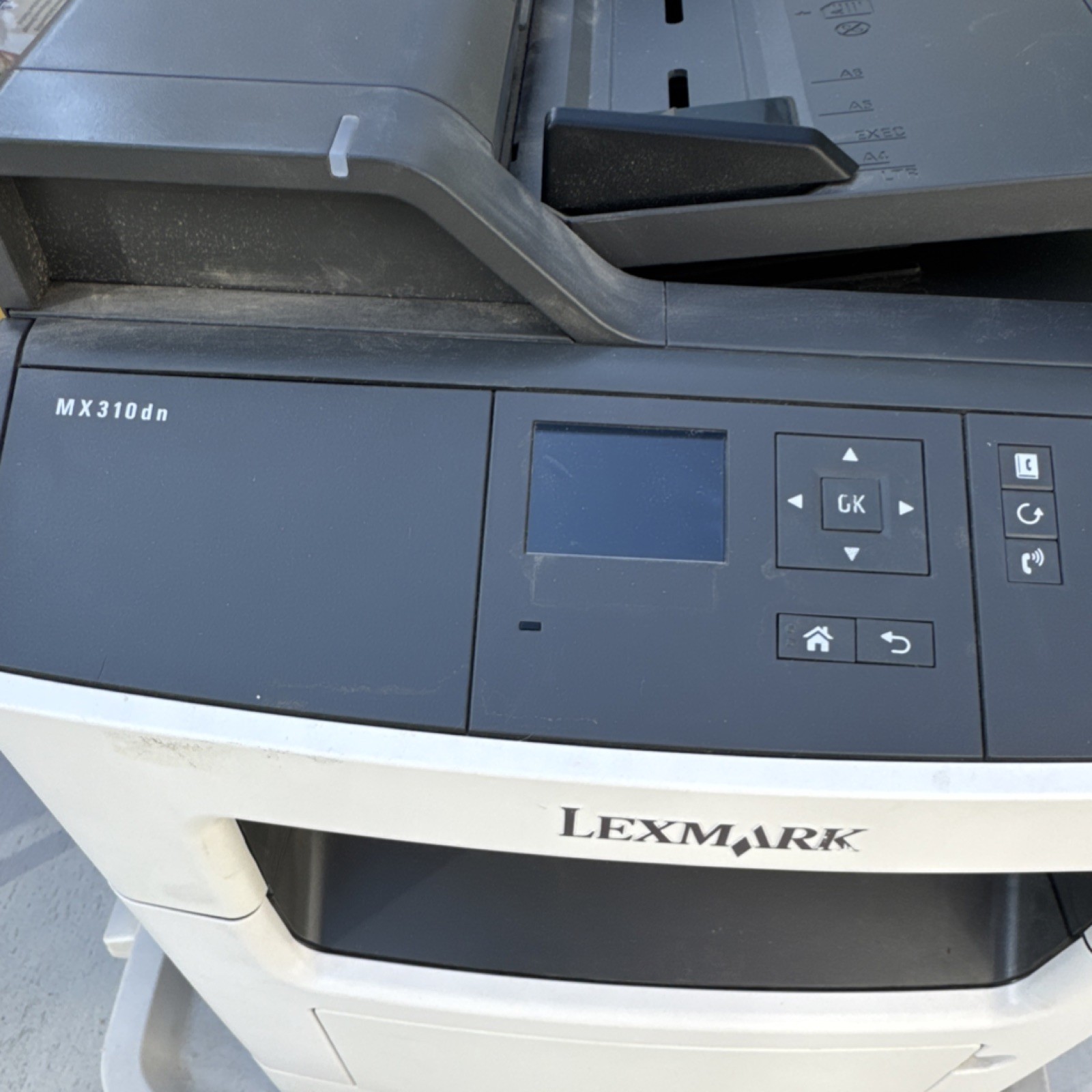 Lexmark MX310dn Multifunction Laser Printer Black & White Ethernet USB