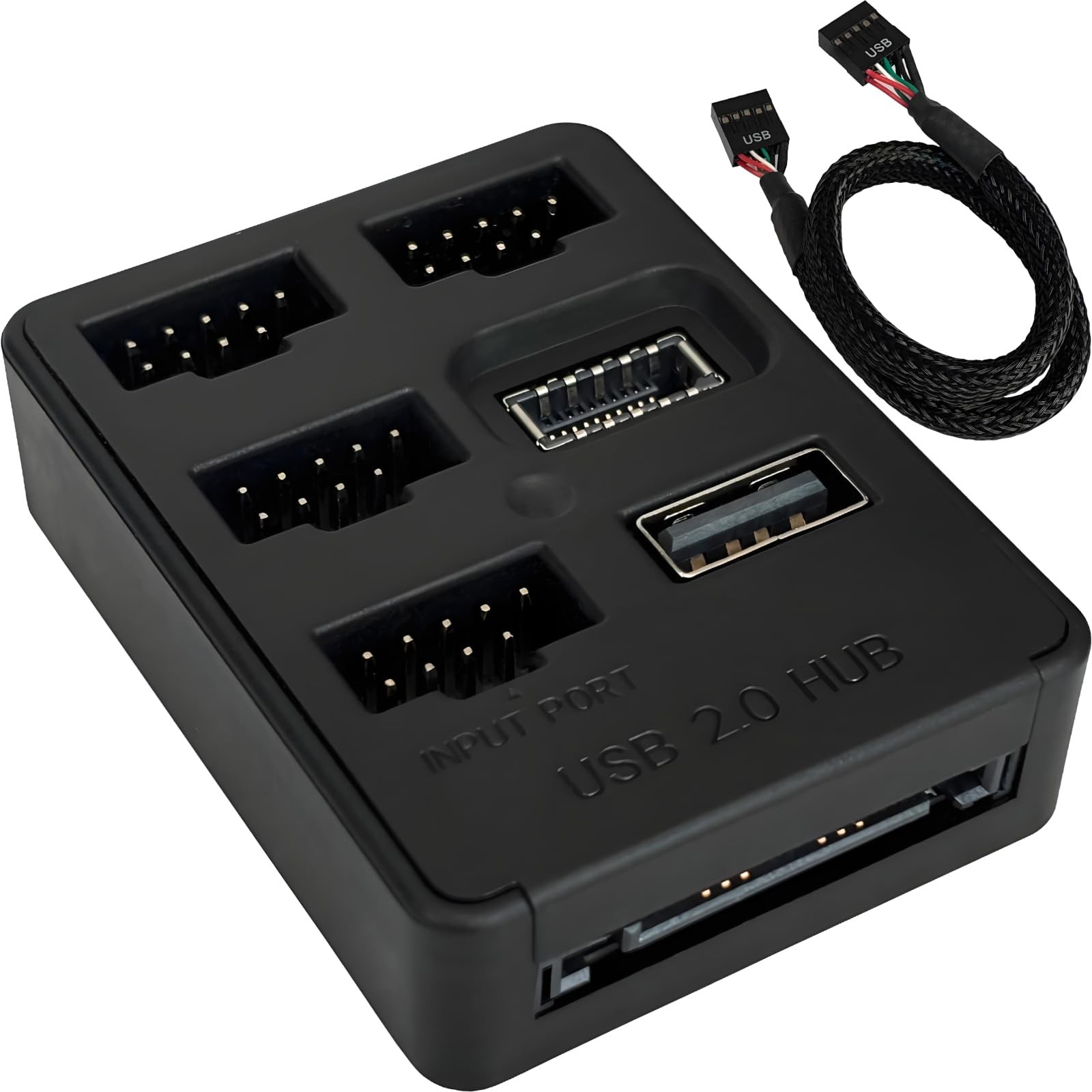 Multi Port Internal USB Hub - 5 Internal USB 2.0 Ports - Motherboard USB Spli...
