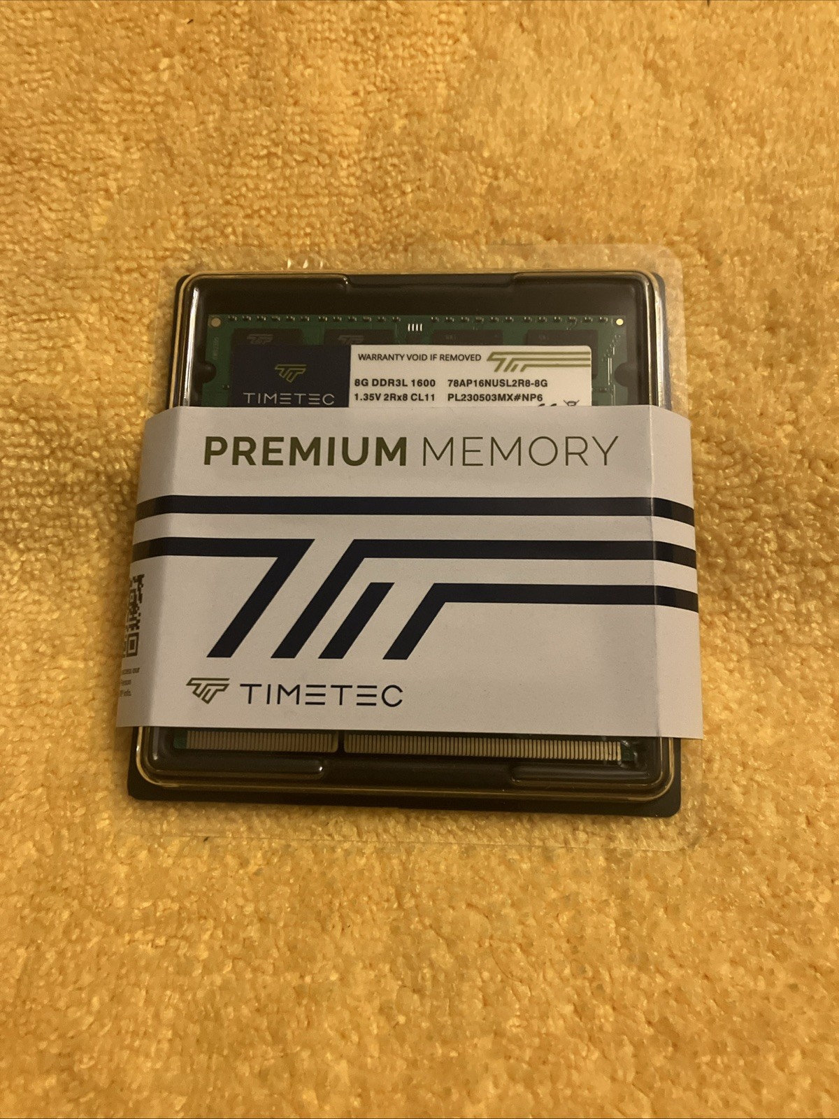Timetec 16GB Kit 2 of 8GB DDR3L / DDR3 1600MHz (DDR3L-1600) PC3L-12800 CL11 NEW