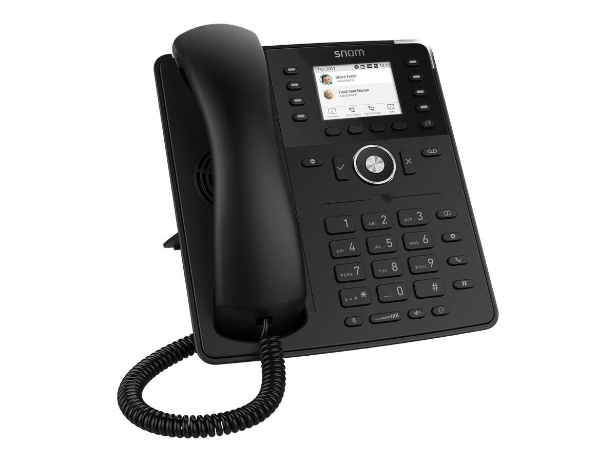 snom D735 VoIP phone 3-way call capability SIP, RTCP 12 lines 4389
