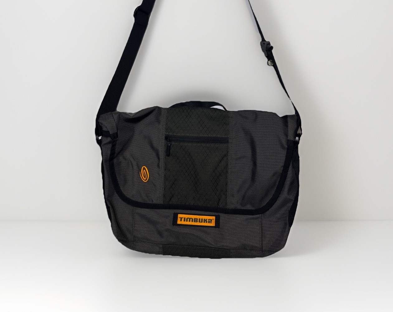 TIMBUK2 Messenger Grey Ripstop Bag KDS13 Plus Insert Laptop Tablet Black Bag