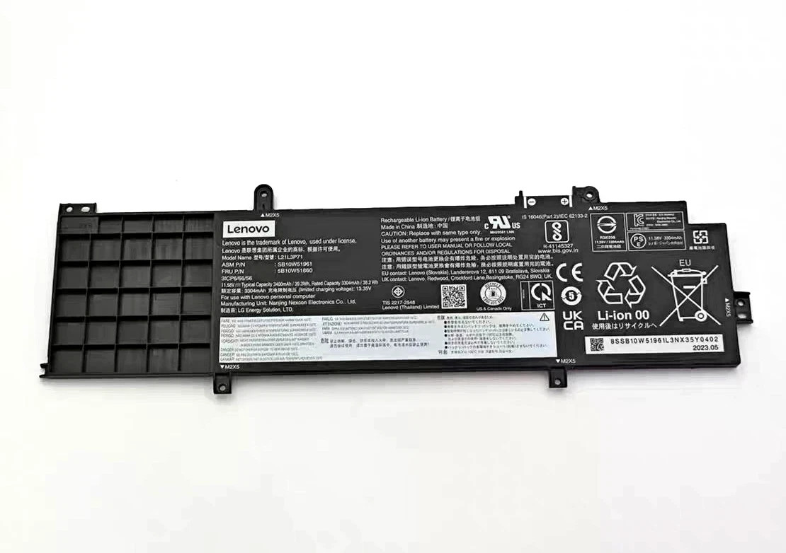 39.3W Genuine L21L3P71 Battery For Lenovo Thinkpad T14 Gen 3 L21MP71 SB10W51961
