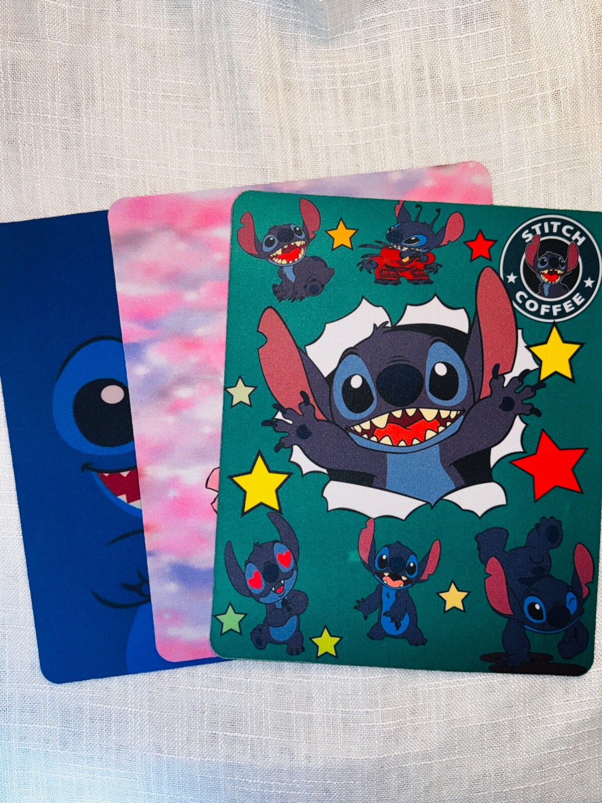 STITCH HIGH QUALITY MOUSE PAD MAT FOR SCHOOL AND OFFICE (individual Items)