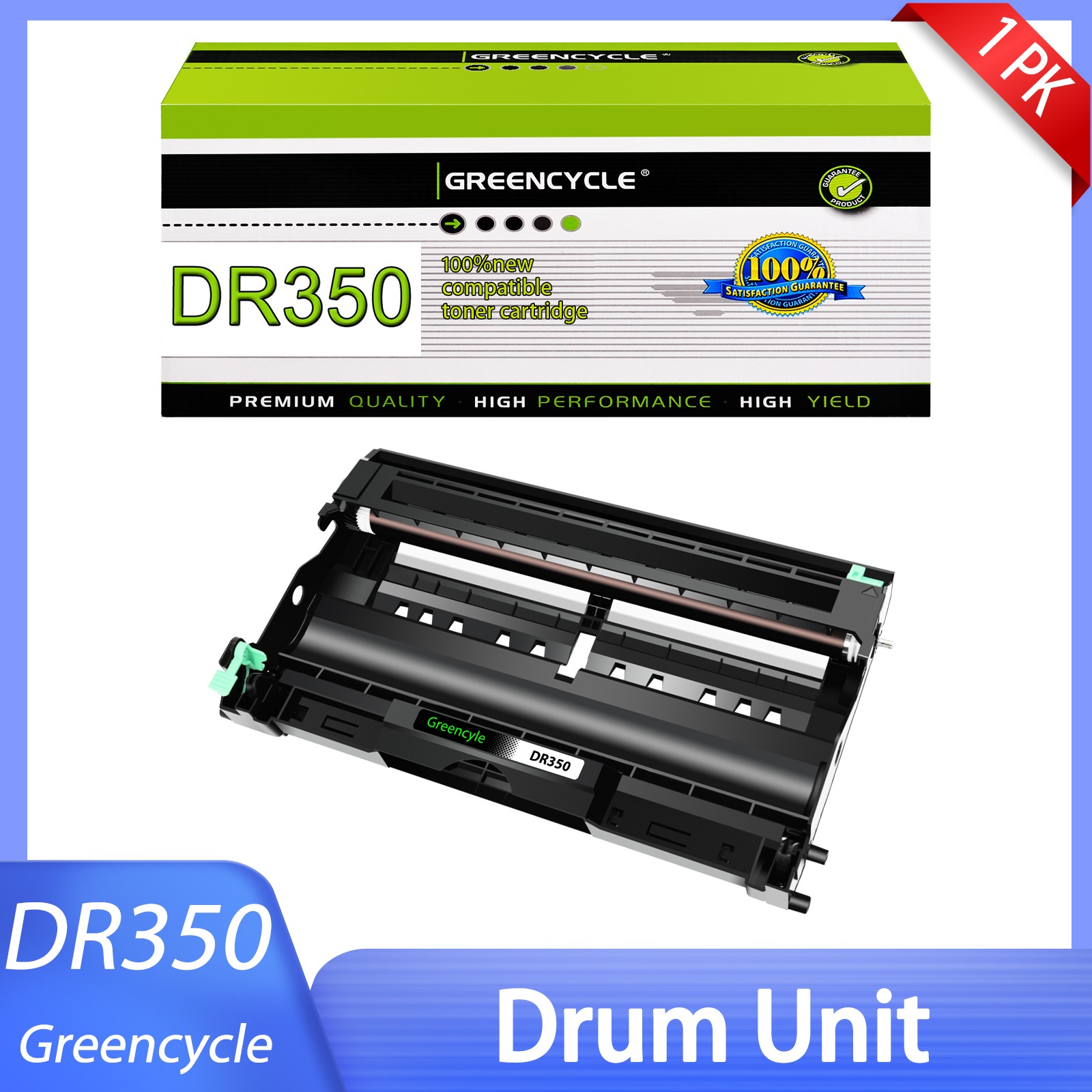 Drum Unit For Brother HL-2040 HL-2070N FAX-2820 FAX-2920 Laser Printers DR350*1