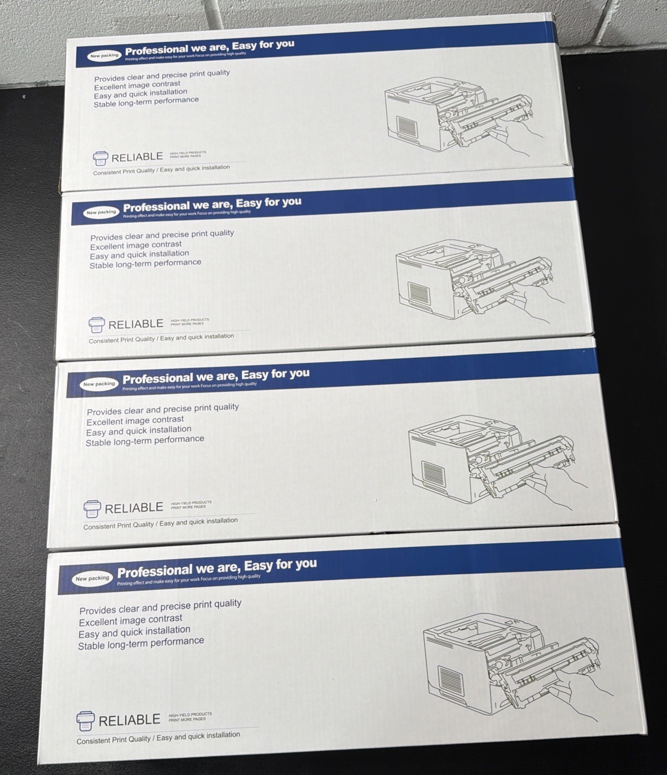 4PK Toner Compatible For HP CP5225 /CP 5200 307A Ce740a CE741A CE742A CE743A