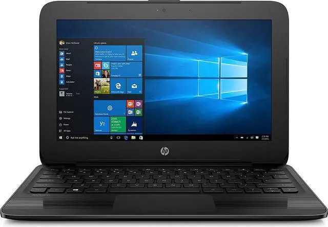 HP Stream Pro G3 11 in 64GB 4GB RAM Intel Celeron N3060 Black 64GB SSD