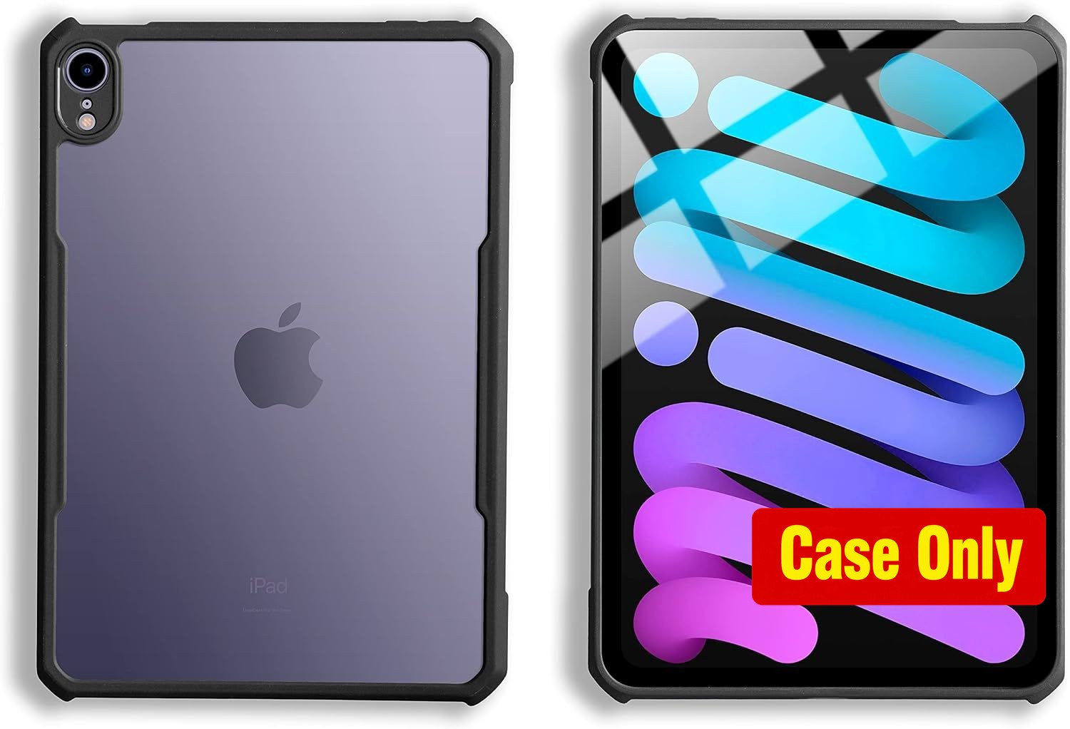 Ultra Thin Shockproof Case for iPad Mini 7 (2024) Flexible TPU Matte Clear Back