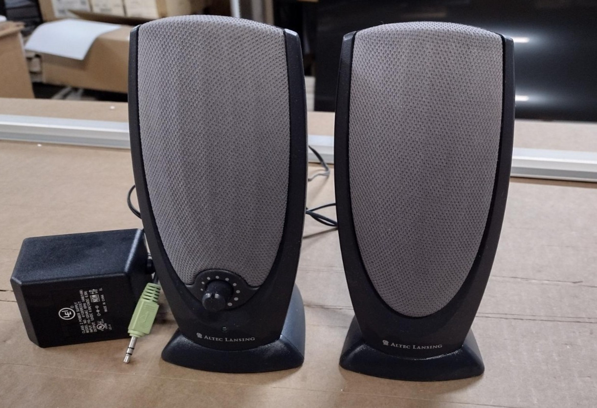 Altec Lansing ADA215 2-Piece Computer Speakers With Power Cord