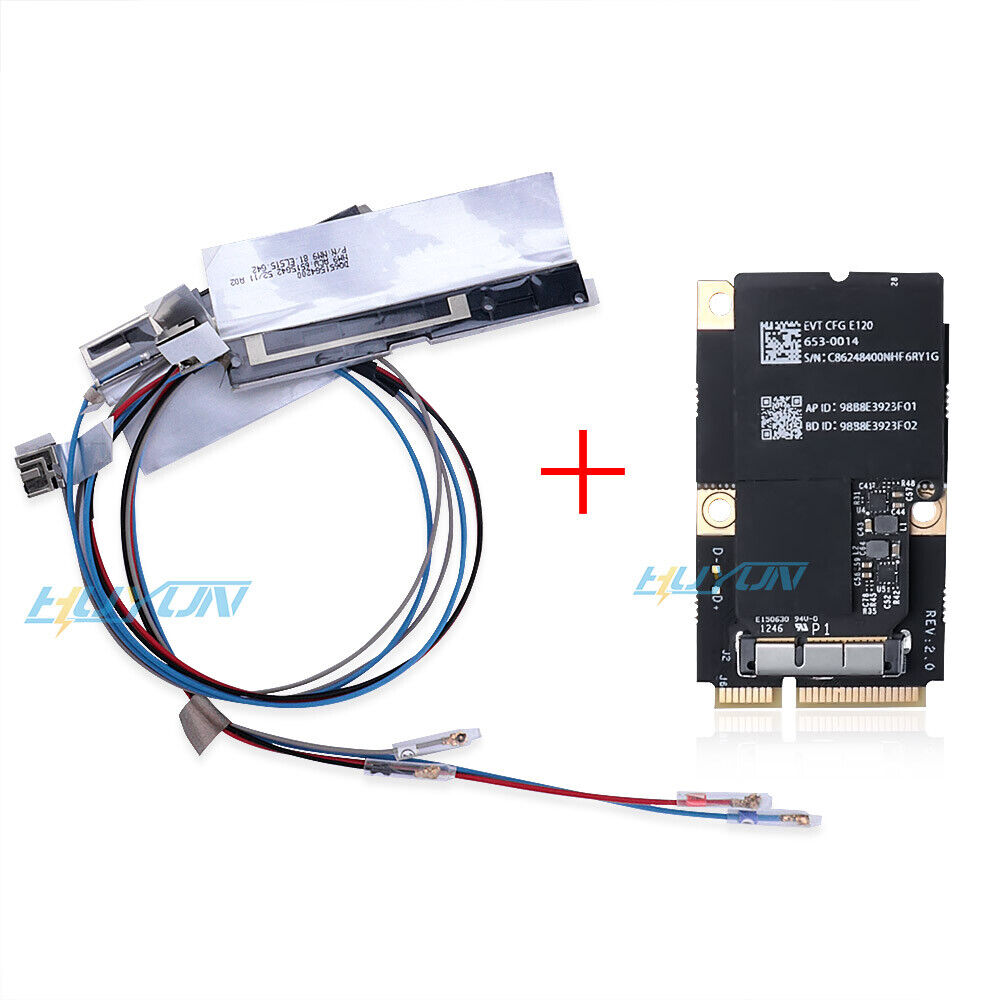 BCM94360CD WIFI Bluetooth4.0 Dual Band Card+Adapter Card+Antenna For A1418 A1419