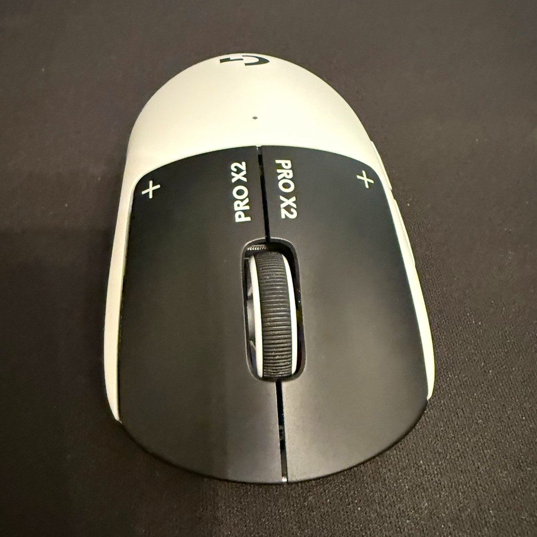 Logitech PRO X2 SUPERSTRIKE Wireless Mouse 32000 DPI White/Black