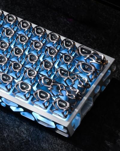 XVX Venom 120-Key MOA Profile Keycaps Silver Translucent PC+ABS 60/75/100% MX
