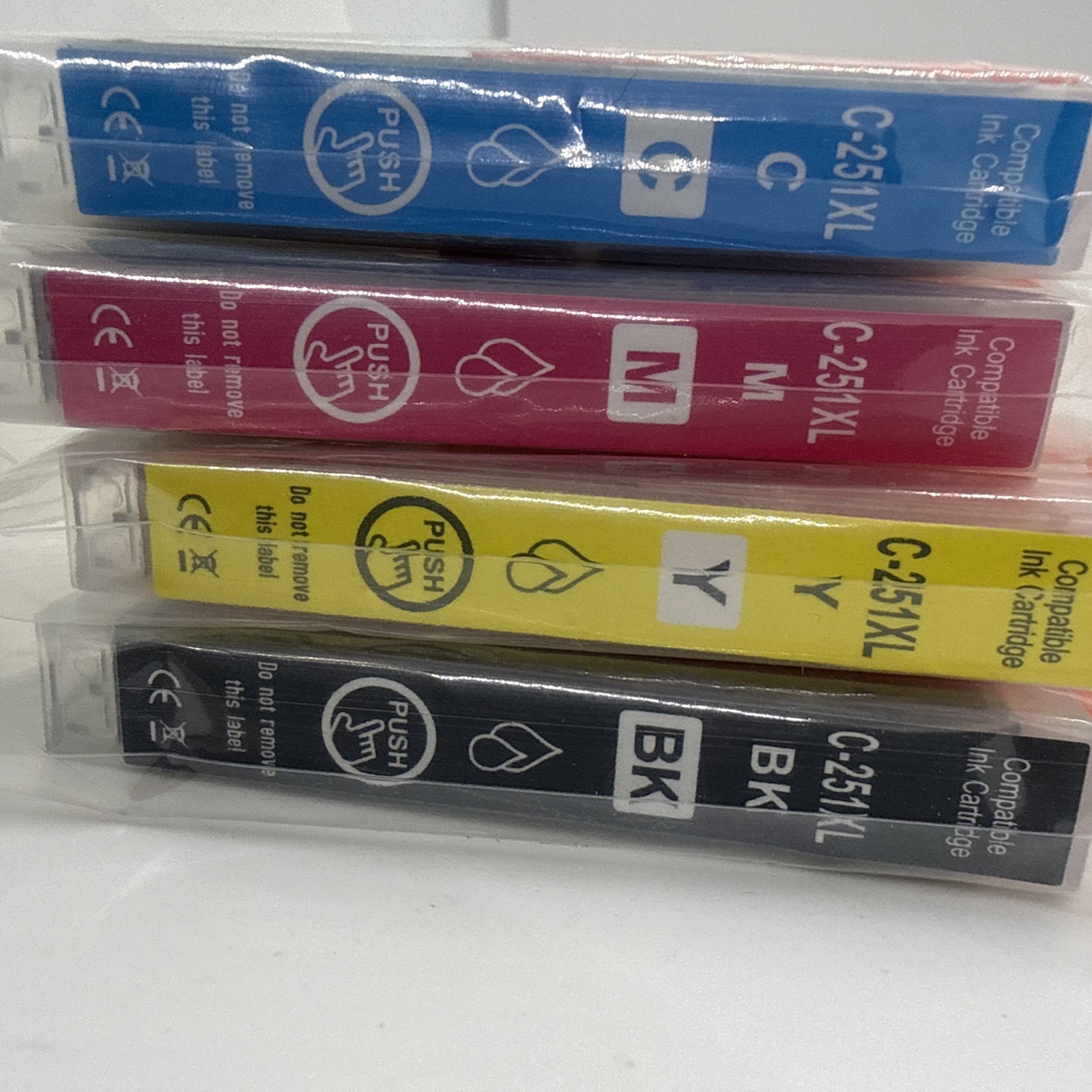 Cannon Compatible Pixma Sealed Ink Cartridges (C251XL) BLK, M, C,Y