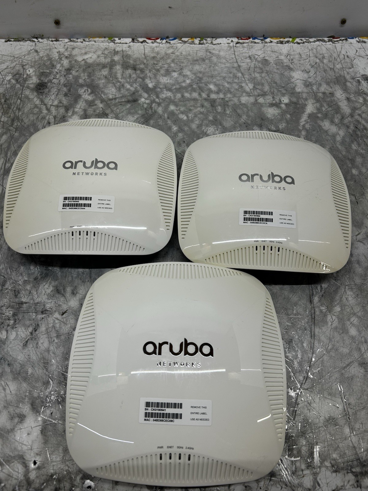 LOT OF 3 - Aruba APIN0215 AP-215 Wireless Access Point