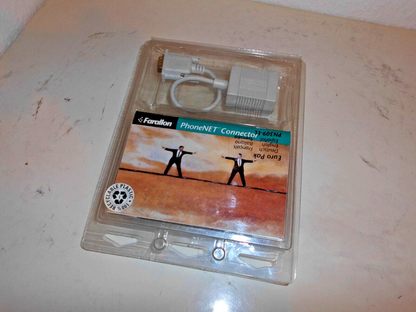 Farallon PhoneNet Connector DB9 - Serial Network Connection Apple Macintosh