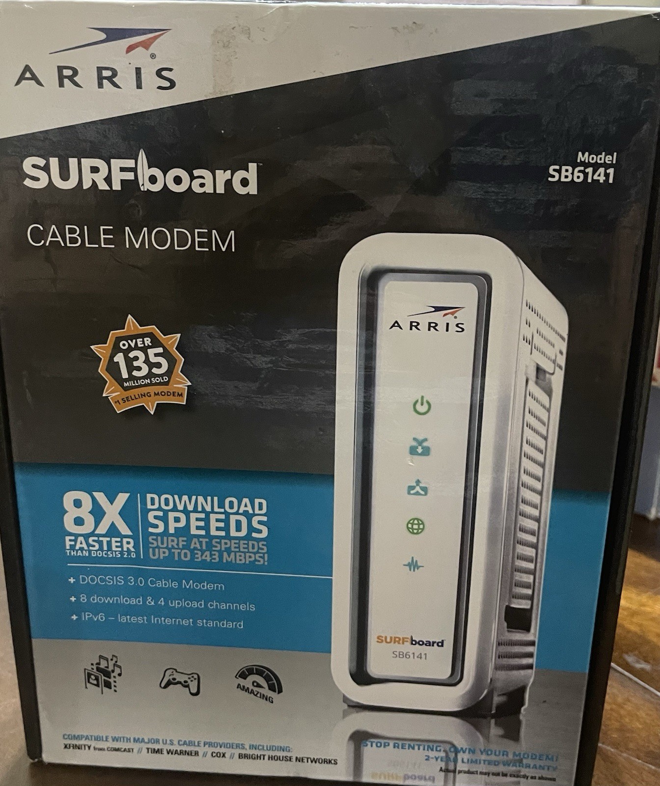ARRIS Surfboard DOCSIS 3.1 Cable Modem - T25