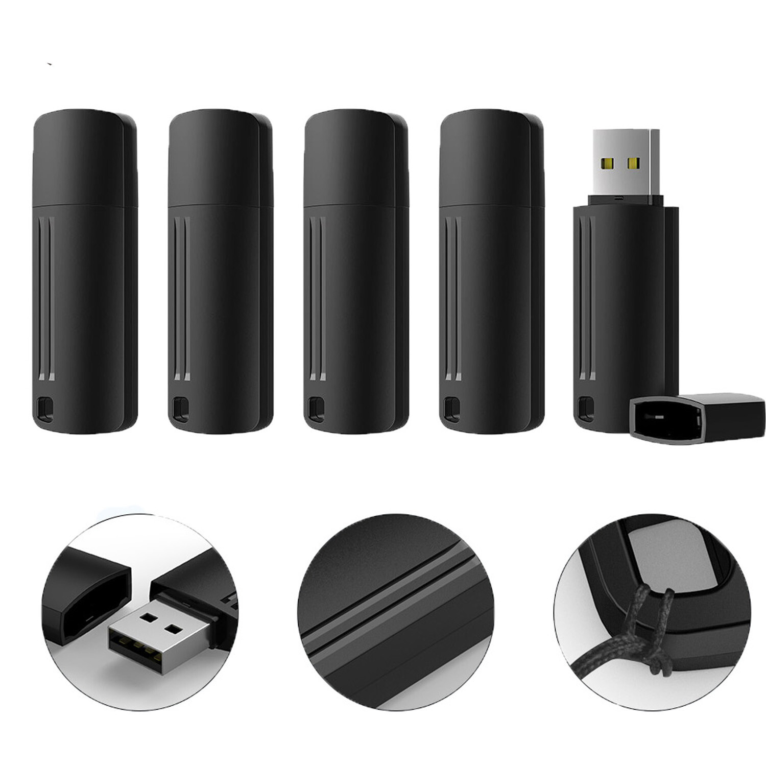 5/10Pack 8GB 16GB 32GB USB 2.0 Flash Drive Memory Stick Data Storage U Drives