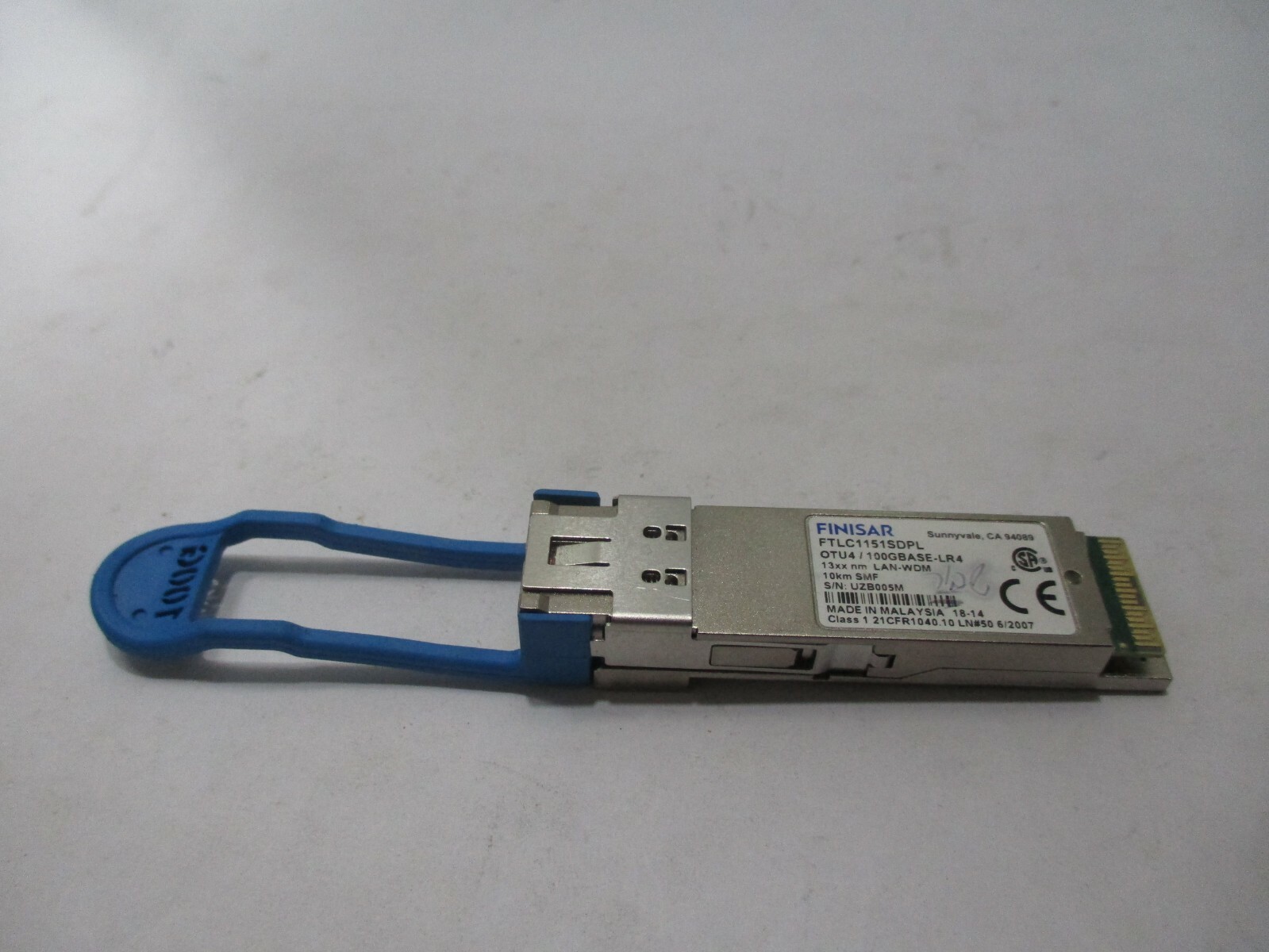 Finisar FTLC1151SDPL QSFP28 OTU4/100GBASE-LR4 4x28G Dual Rate 10km SMF As-is
