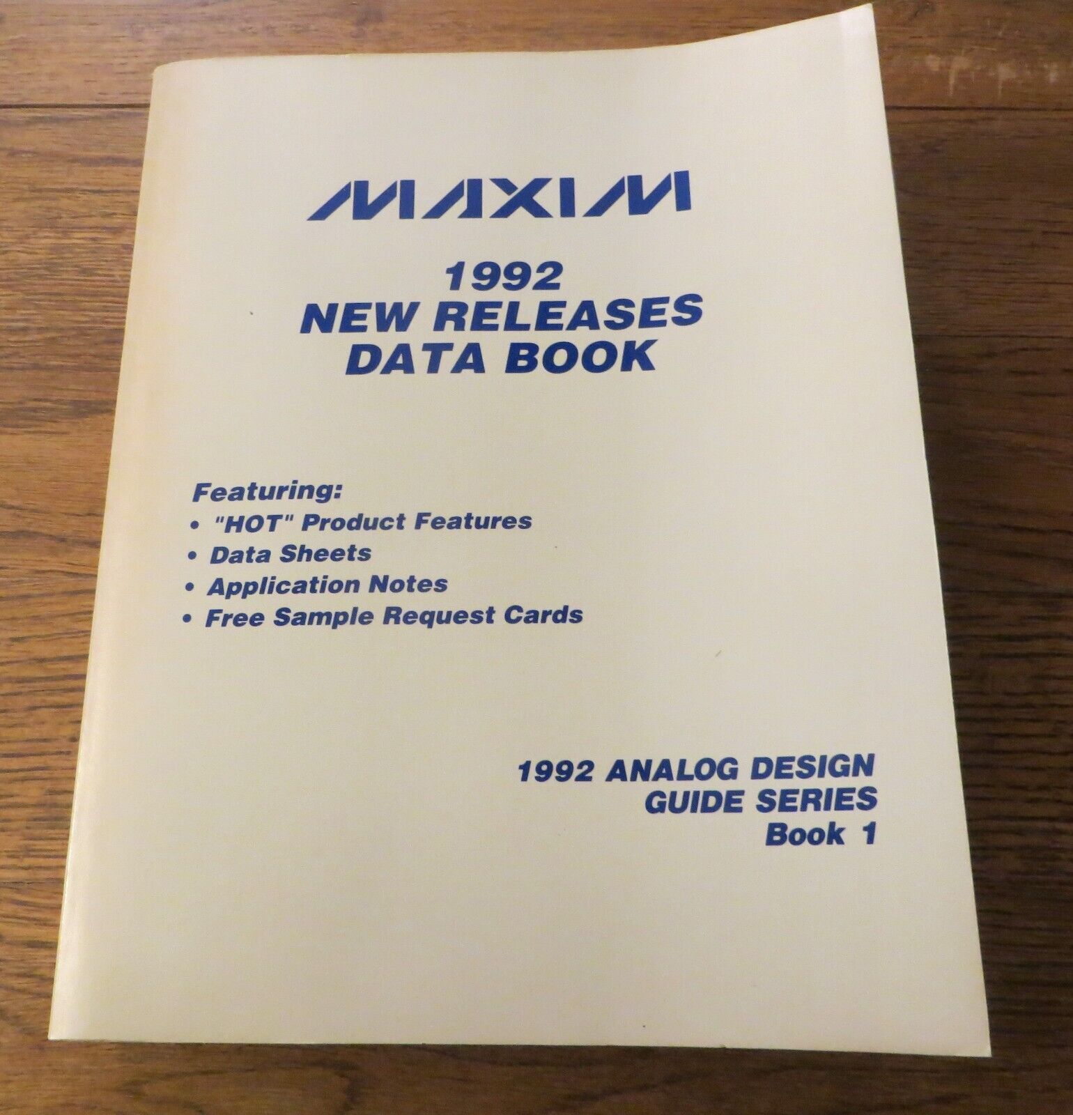 1992 New Releases Data Book: 1992 Analog Design Guide Series Book 1
