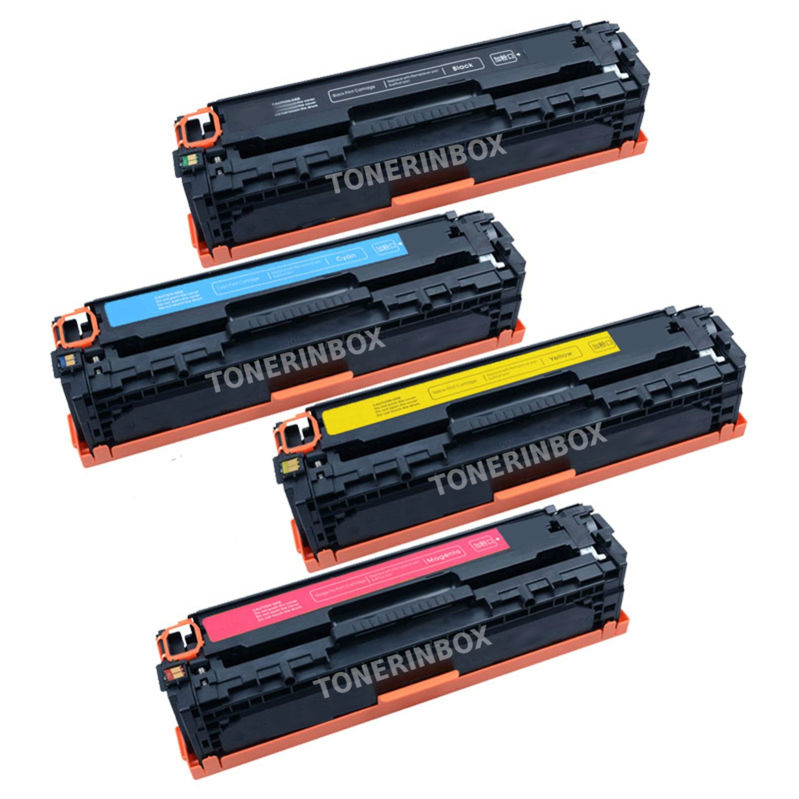 4Pk Generic CB540A CB541A CB542A CB543 Toner For HP Color Laserjet CM1312 CP1215
