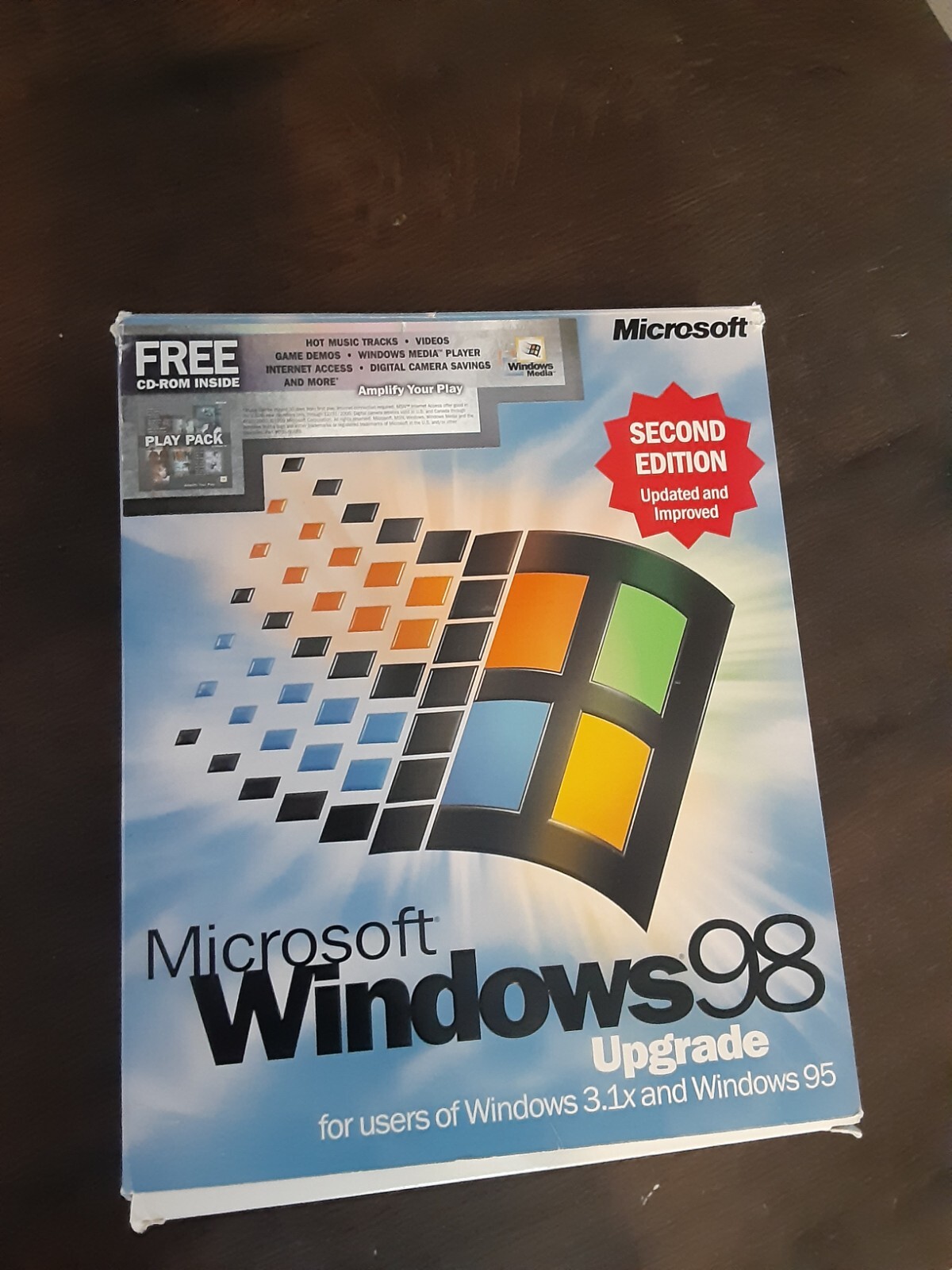 MICROSOFT WINDOWS 98 SECOND EDITION FULL OPERATING SYSTEM WIN 98 #S30