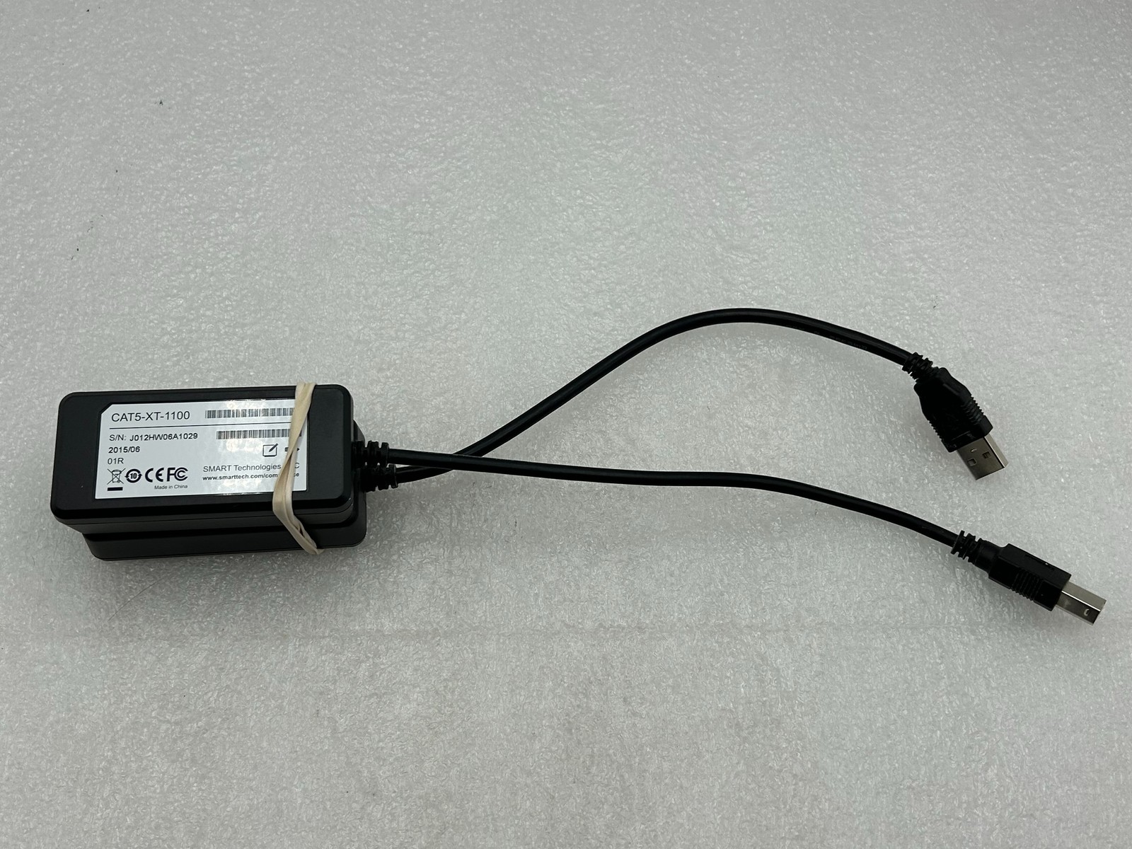 LOT OF 2 Smart Technologies CAT5-XT-1100 CAT 5 TO USB EXTENDER CAT5 CBL FREE S/H
