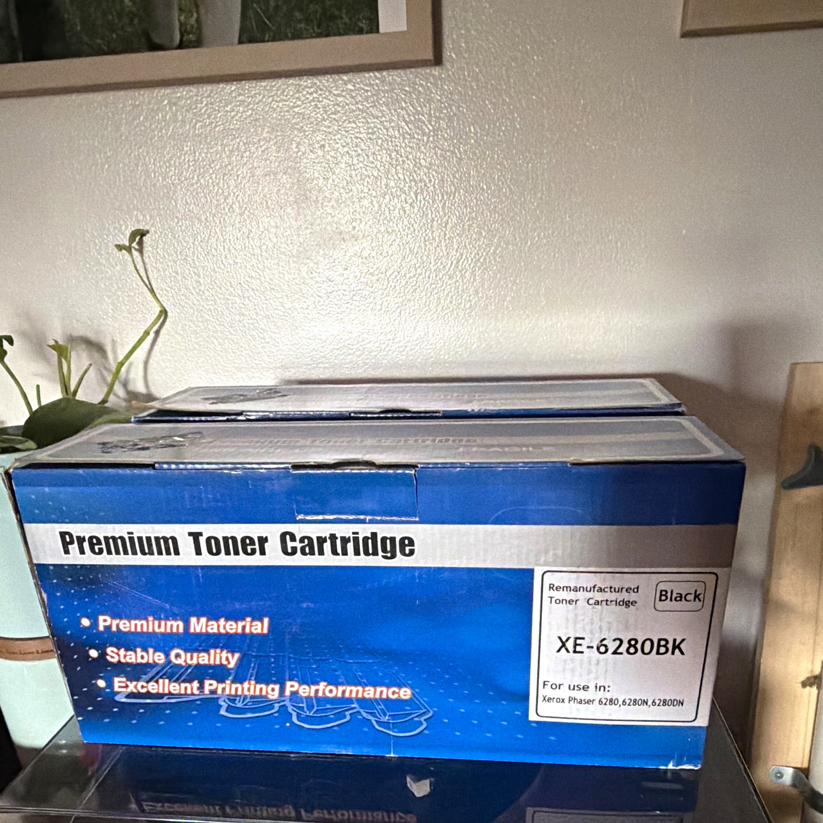 Premium Toner  XE-6280BK/6280M Black Magenta for Xerox 6280 lot of 2