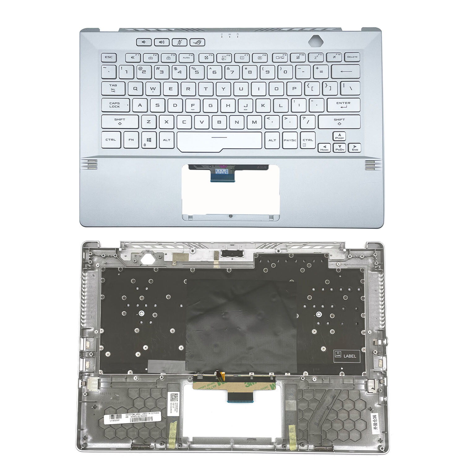 For Asus GA401Q GA401 GA401I GA401U Palmrest Backlit Keyboard 14in 6053B1887401