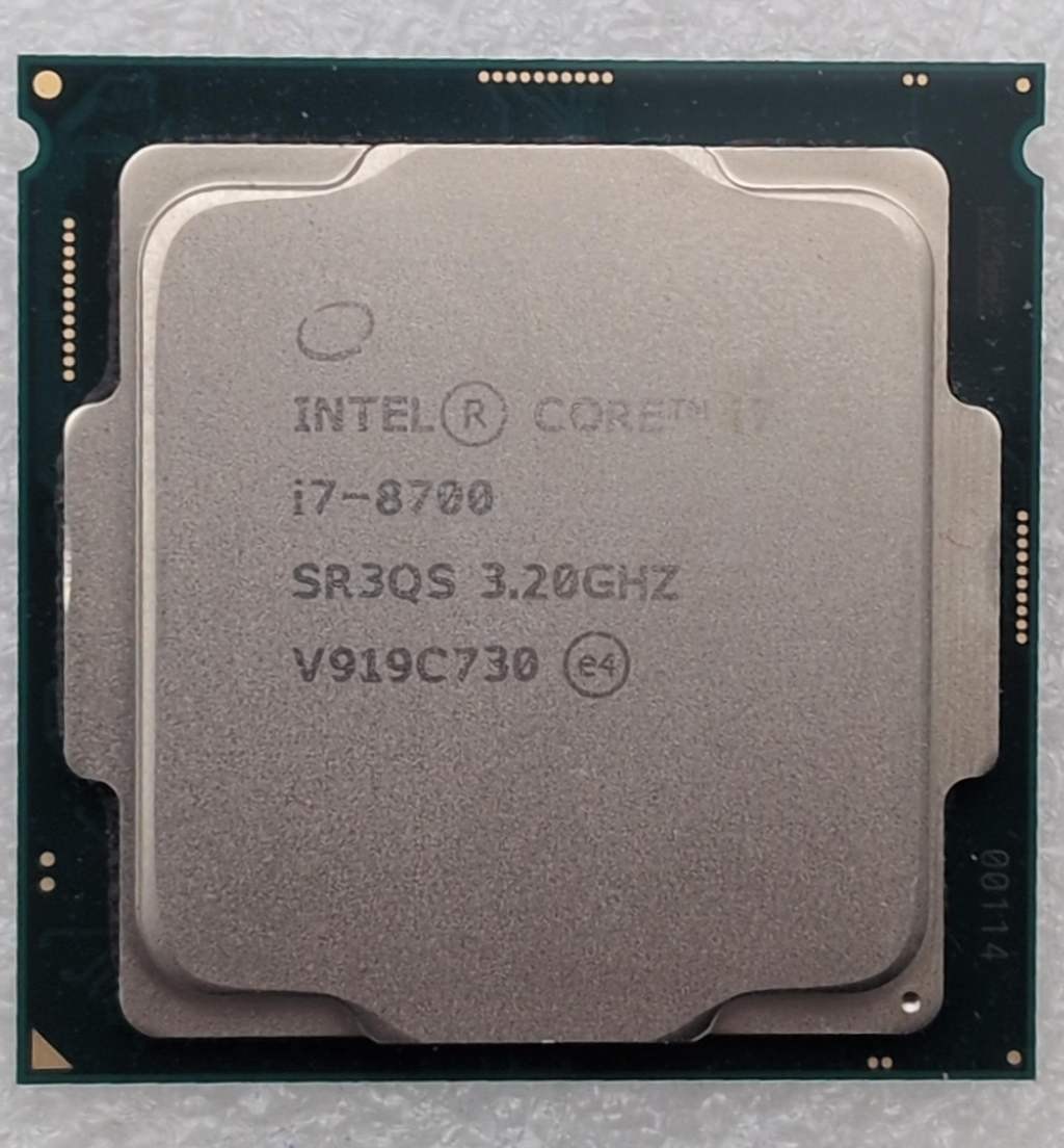 Intel Core i7-8700 SR3QS 3.20GHz 6-Core FCLGA1151 CPU processor