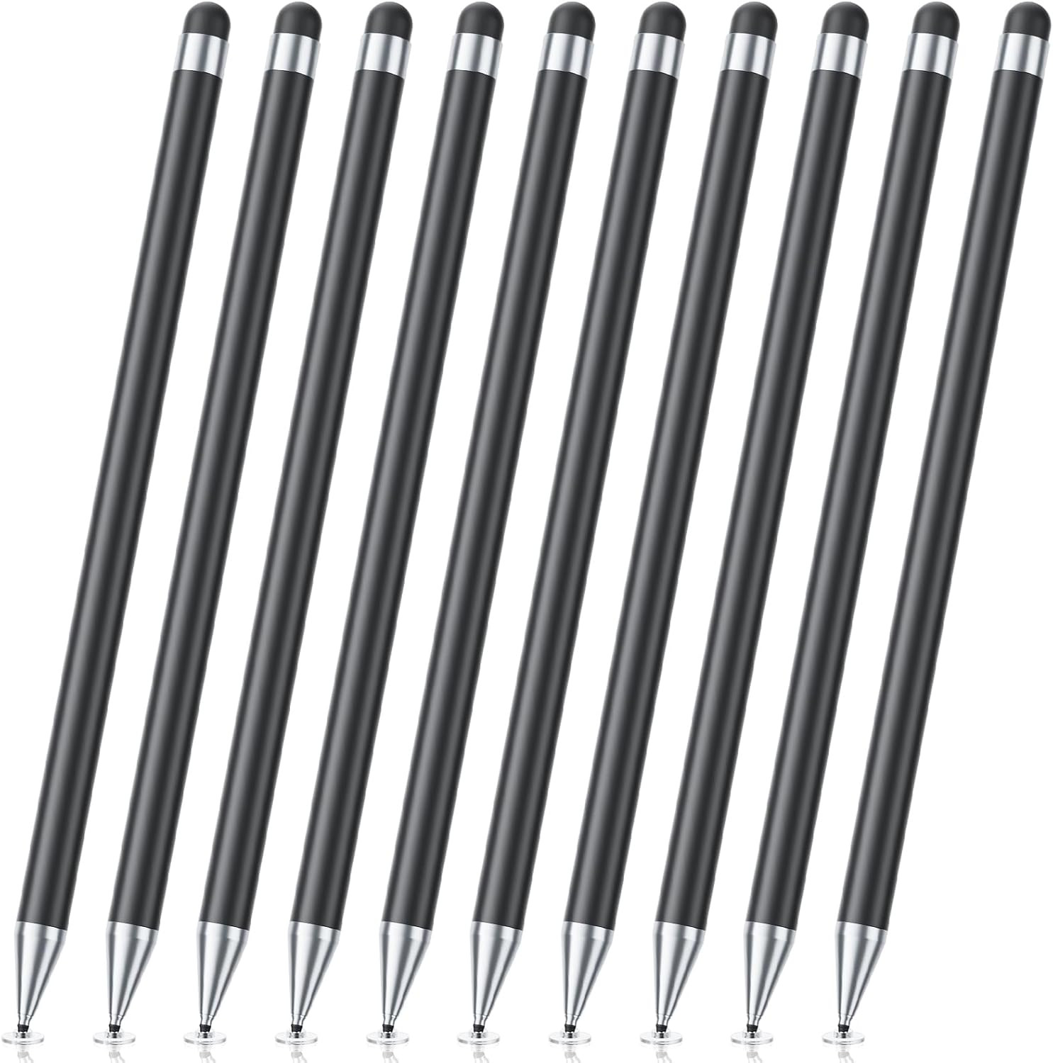 10 Pack Stylus Pen for Touchscreen, 2-In-1 for Ipad Iphone