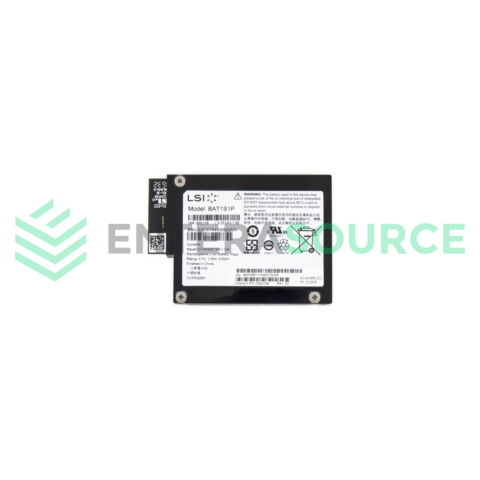 Sun Oracle 7050794 6Gbps SAS-2 RAID PCI Battery
