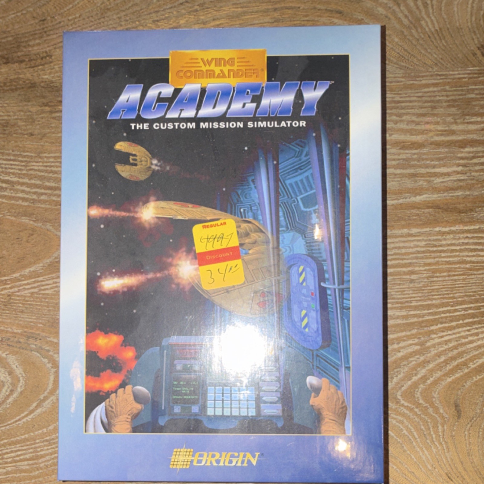 SEALED Origin Wing Commander Academy Custom Mission Simulator MS-DOS 3.5" Floppy
