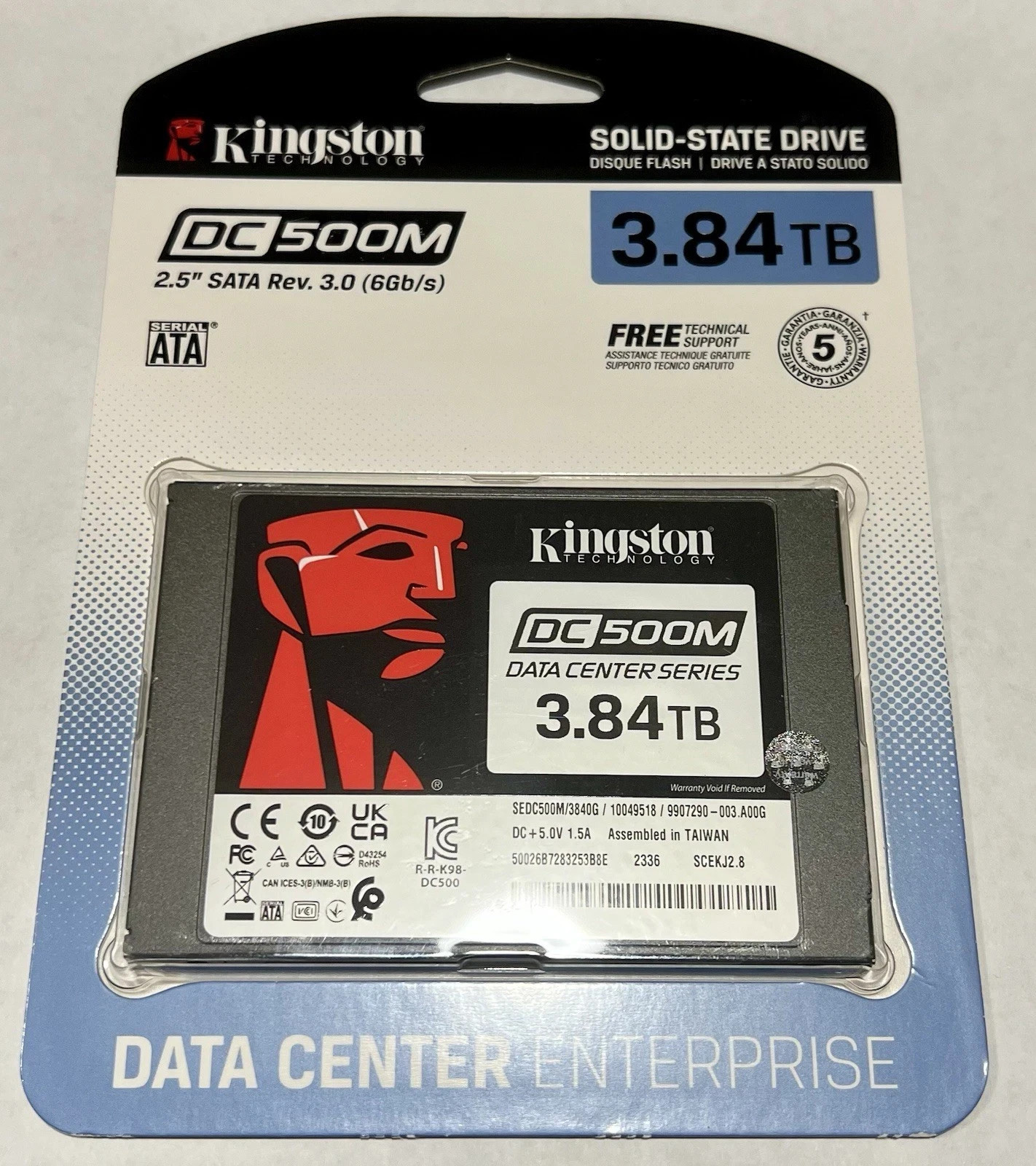 Kingston SEDC500M/3840G DC500M 3.84 TB SATA 2.5"  Solid State Drive new