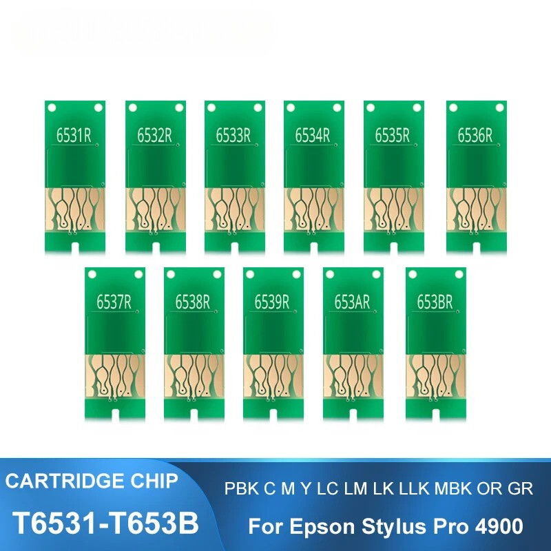 T6531-T6539 T653A T653B ARC Ink Cartridge Chip For Epson Stylus Pro 4900