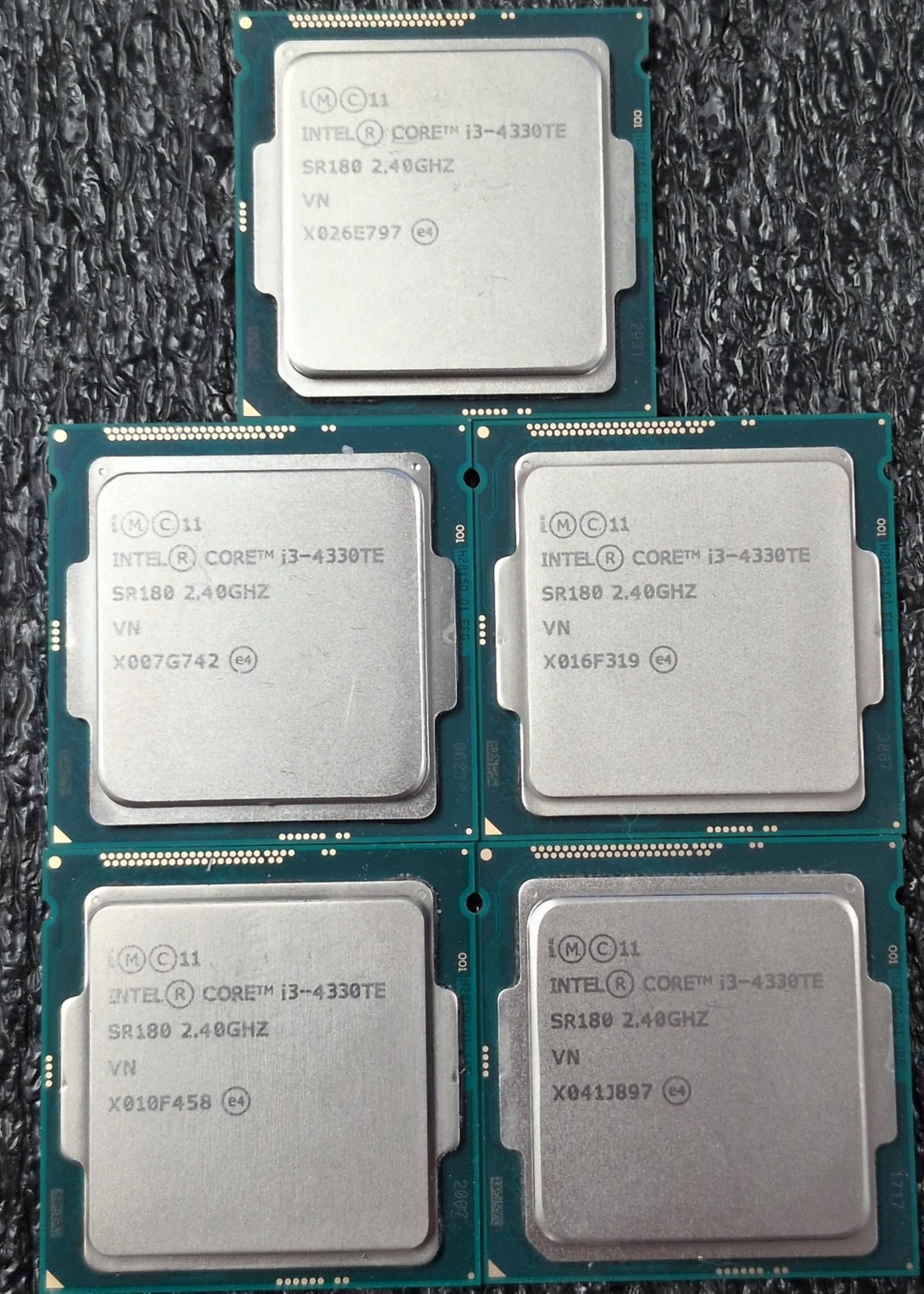 Lot of 5pcs i3-4330TE SR180 2.40GHz LGA1150 Processor