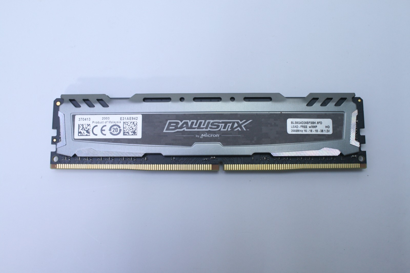MICRON BALLISTIX SPORT LT 8GB DDR4 RAM 2666MHZ BLS8G4D26BFSBK.8FD          T7-B2