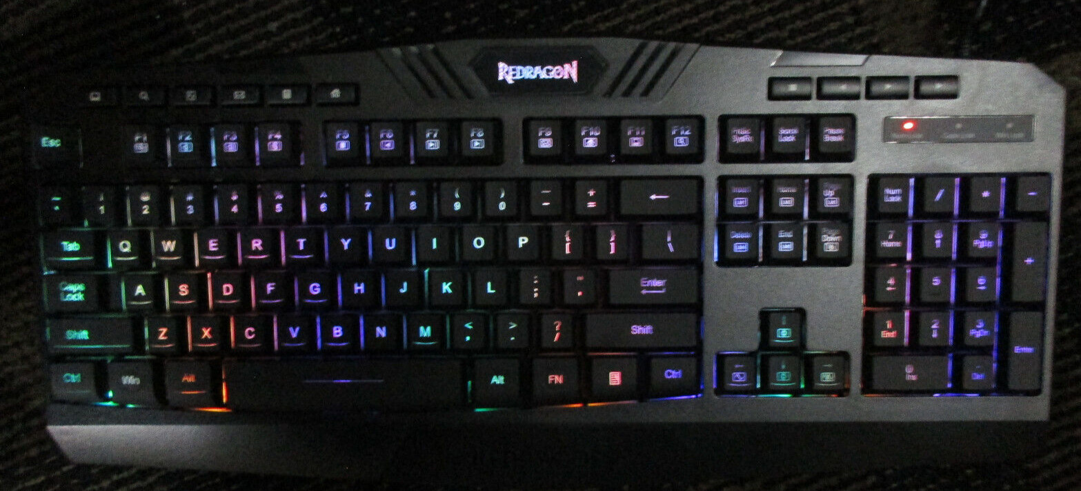 Redragon Gaming Keyboard And Mouse S101-3 Wired New Open Box
