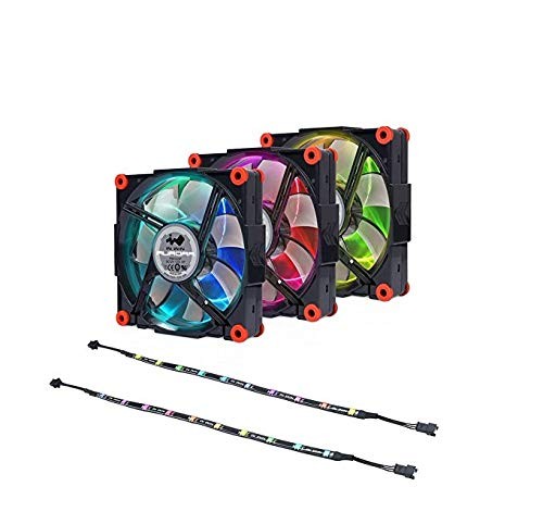 In-Win - In-Win Accessory AURORA FAN KIT BLACK Aurora Fan Kit LED -  LAASI98547