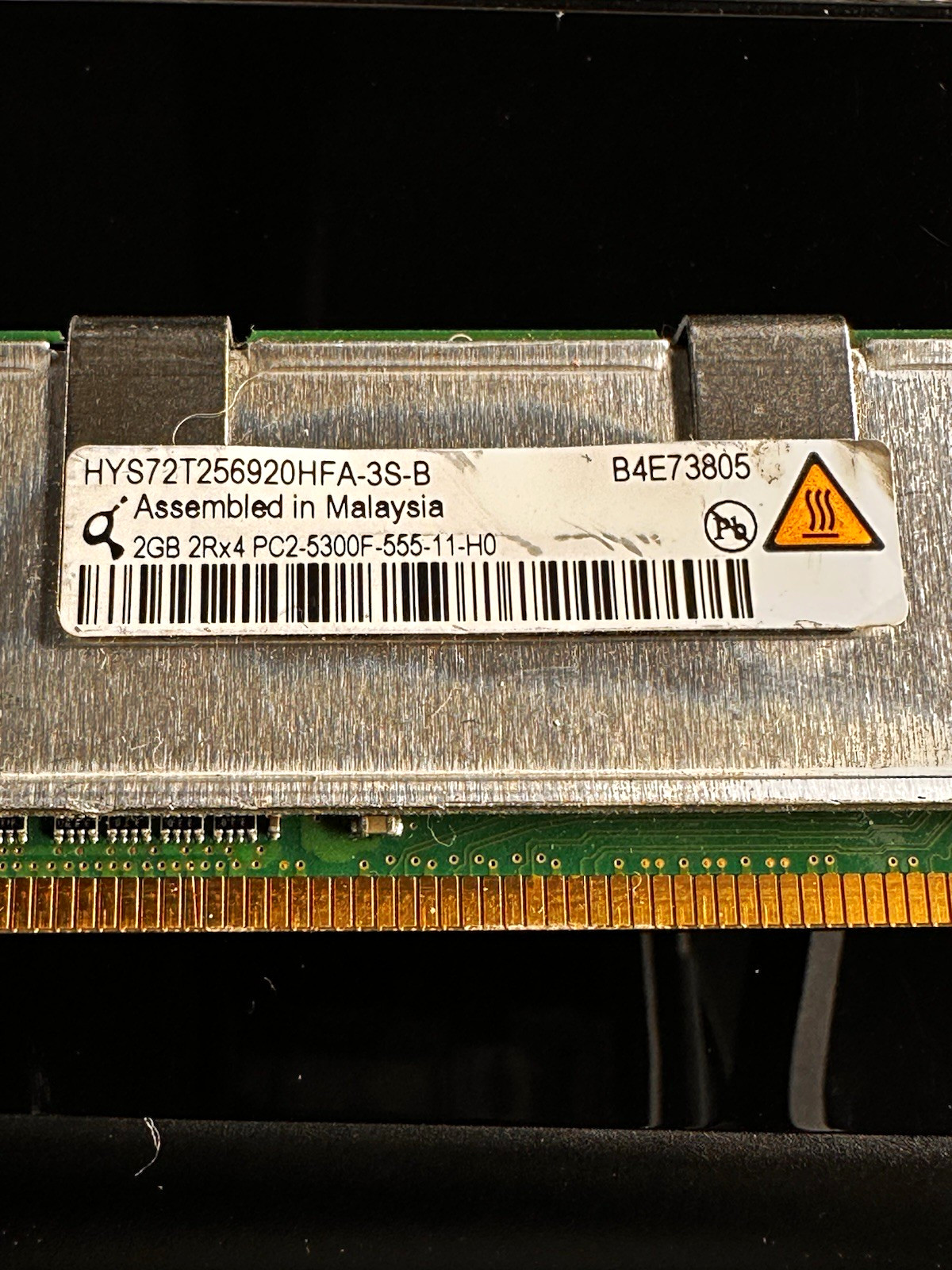 Smart 2GB PC2-5300F DDR2 667MHz ECC Fully Buffered FB-DIMM HYS72T256920HFA RAM