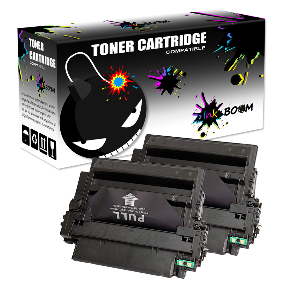 2BK Toner Cartridge replace for HP Q6511X LaserJet 2410 2420 2430 2410n 2430n