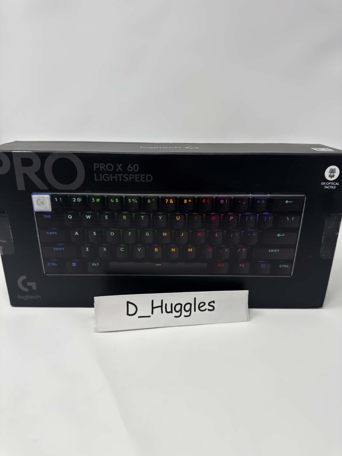 LOGITECH  PRO X 60 LIGHTSPEED WIRELESS MECHANICAL GX GAMING TACTILE KEYBOARD