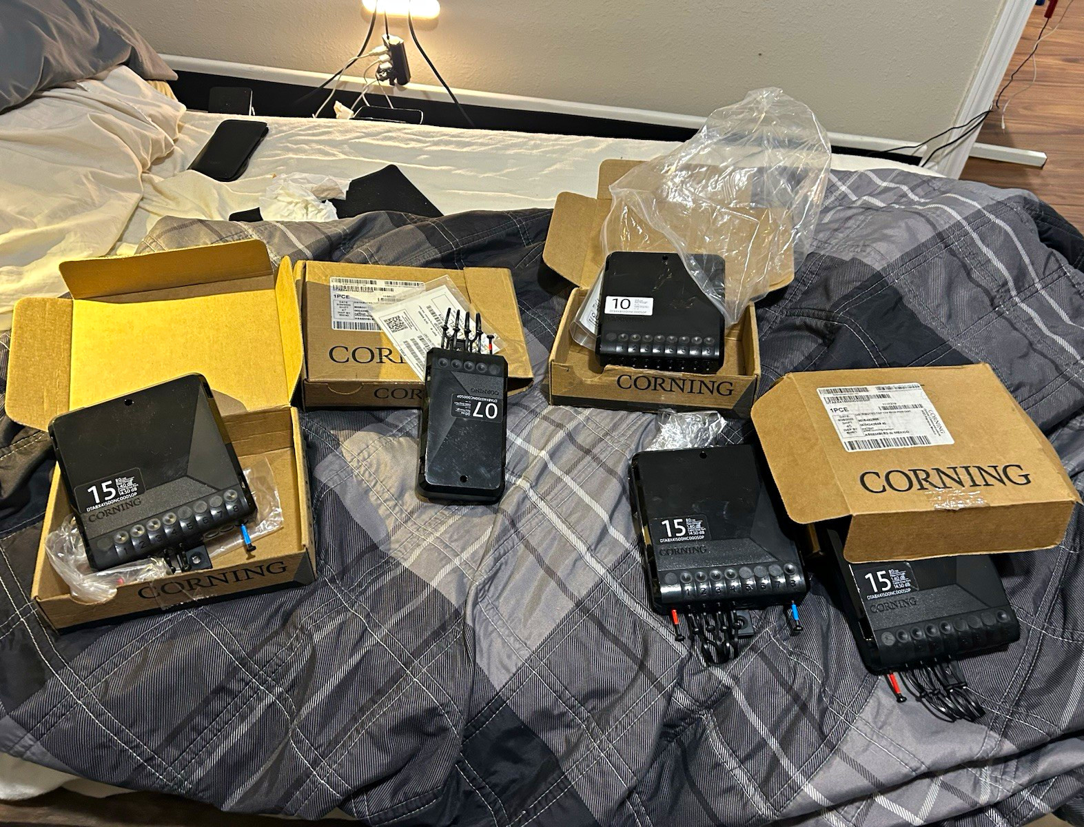 CORNING EVOLV OPTICAL TAP TERMINAL LOT – 5 PIECES – NEW/UNUSED