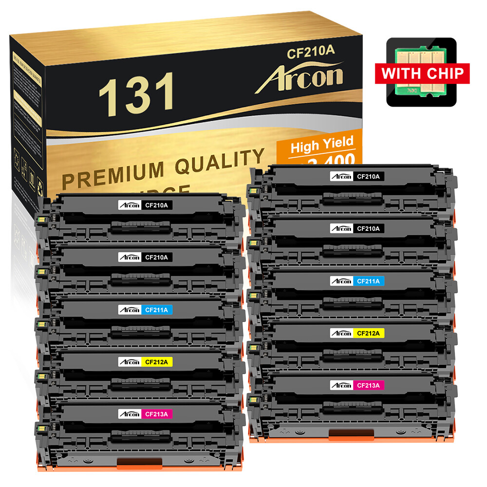 10x CF210A 131A Toner fits for HP LaserJet Pro 200 Color M251n M251nw MFP M276nw