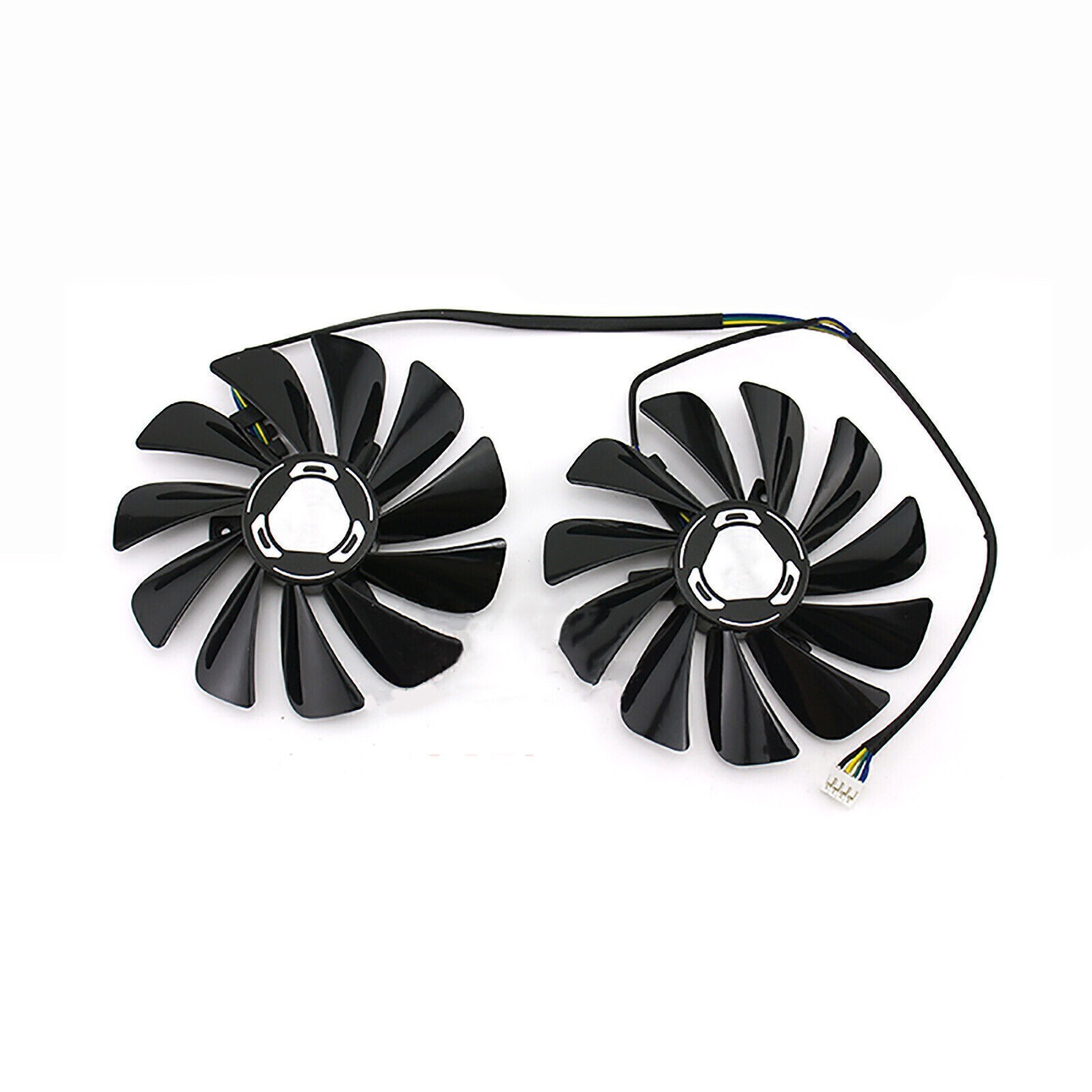 XT Graphics Card Cooling Fans Radiator Cooler Pair For XFX RX 5600XT 6GB RX5500