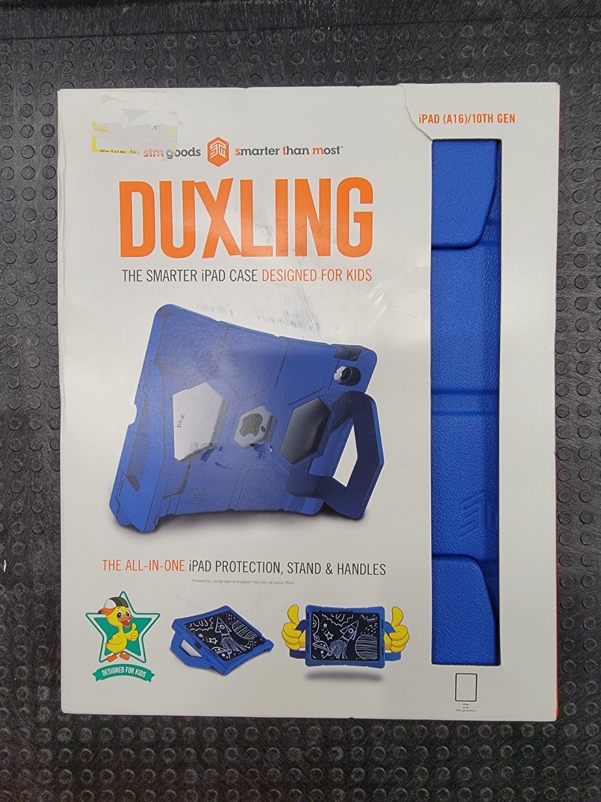 STM Duxling Rugged Tablet Case for Kids,  Ipad A16, 10th Gen. Blue
