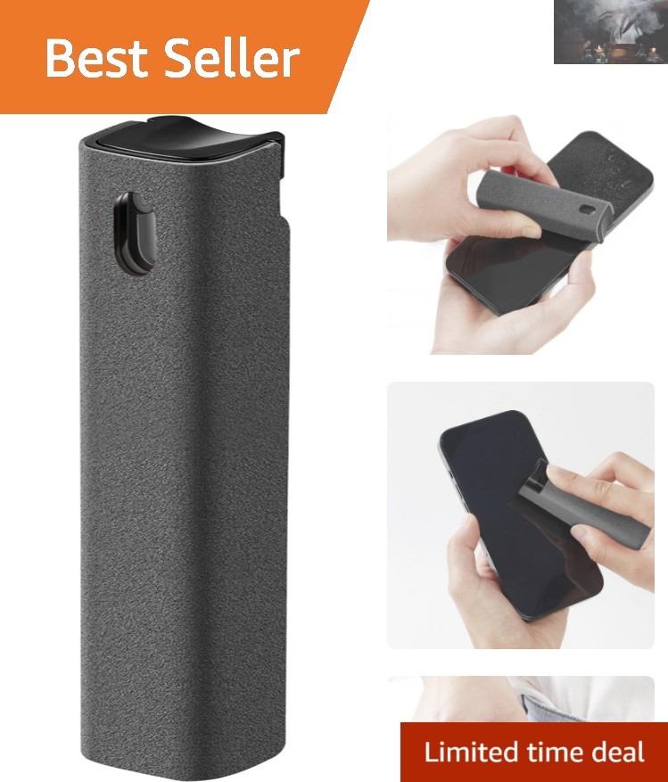 2-in-1 Touchscreen Mist Cleaner & Microfiber Cloth - Effortless Screen Cleaning