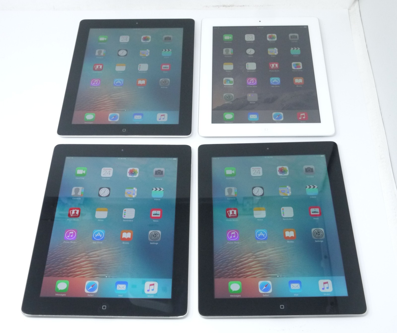 Lot of 4 Working Apple iPad 3rd Gen 9.7" A1416 16GB Wifi Tablets