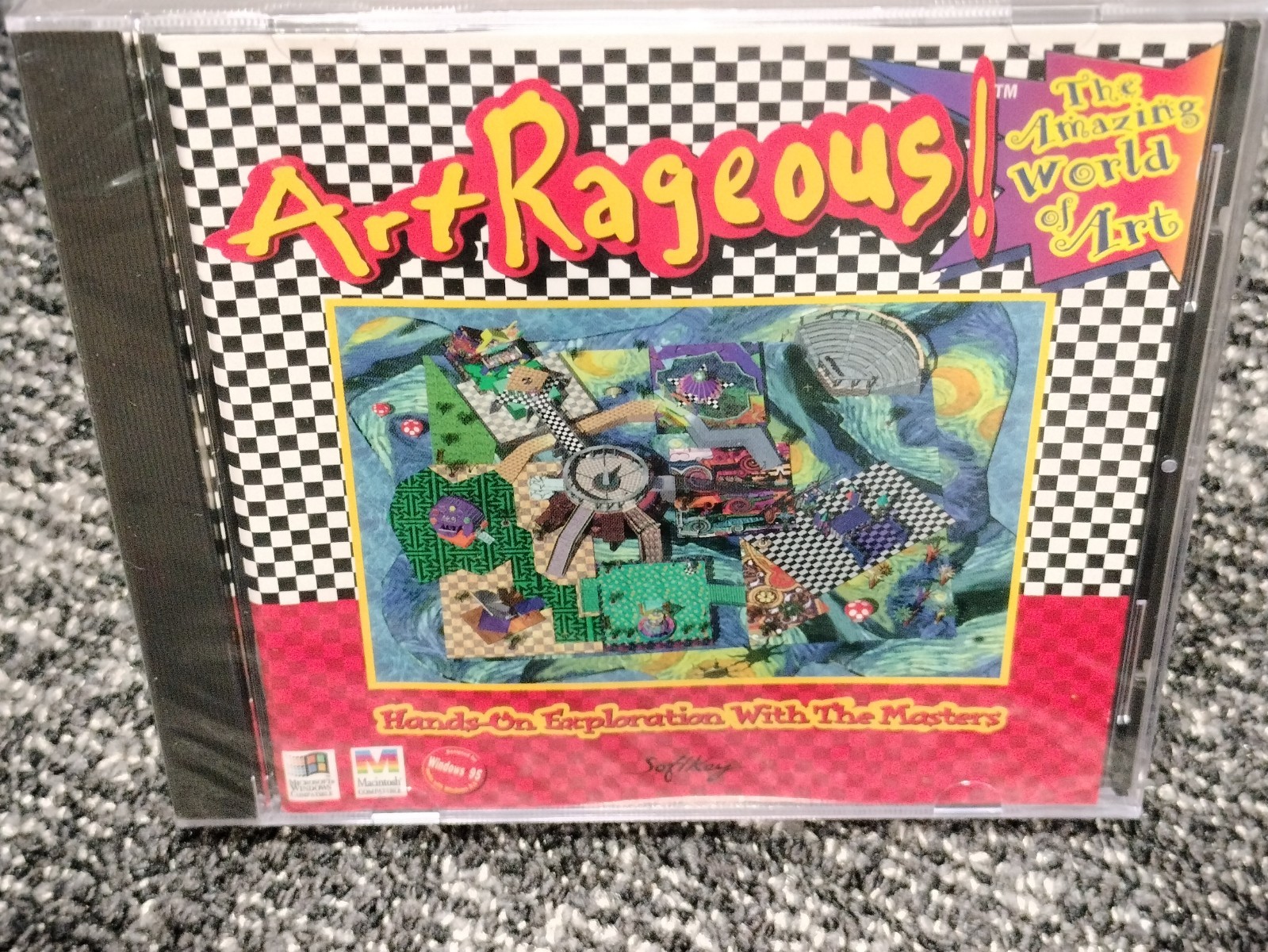 ArtRageous Vintage art PC Game Windows and Macintosh CD ROM NEW Sealed