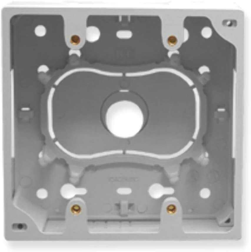 ICC Mounting Box Junction with Double Gang, White