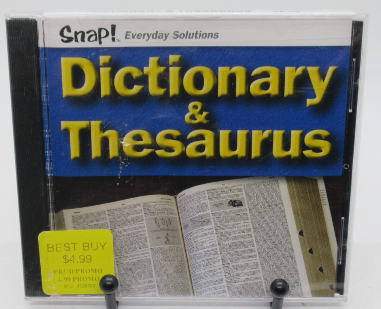 SNAP EVERYDAY SOLUTIONS: DICTIONARY & THESAURUS PC CD-ROM SOFTWARE, 500K+ DEF.